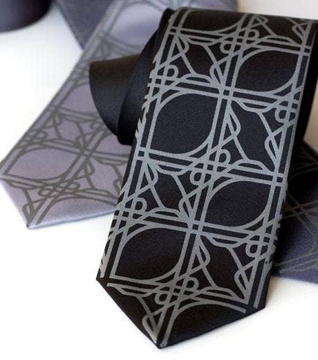 Cyberoptix Tie Lab - Wholesale Necktie - Men's - Intersection Knot Necktie0
