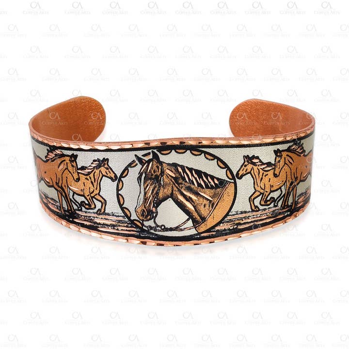 BR 72 Western Horse Armband för wholesale av COPPER ARTS INC.