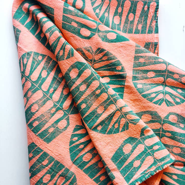 Andria Green - Wholesale Tea Towel - Monstera Leaf Tea Towel