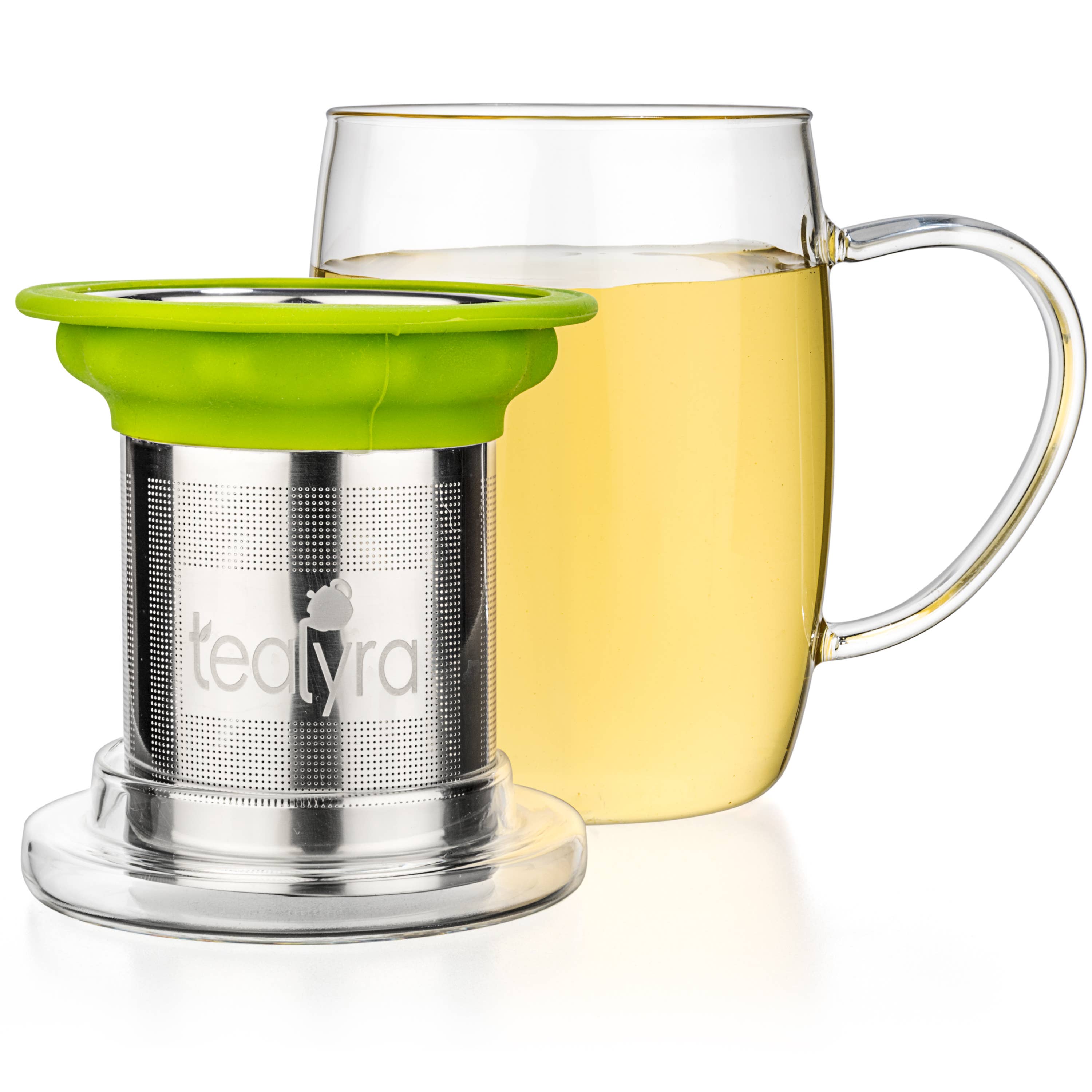 TEALYRA / LUXBE - Wholesale Tea Strainer/Infuser - perfecTEA Glass Cup Infuser - Perfect Tea Mug1