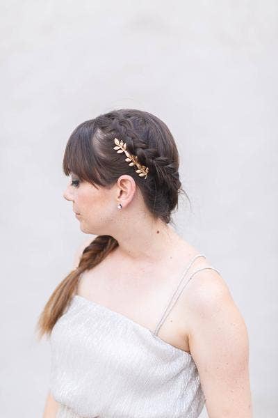 Acute Designs – wholesale Hair pin – Athena Hair Comb - Rose Gold or Sterling Silver1