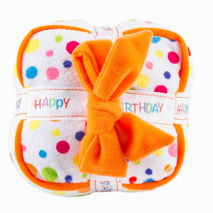 Haute Diggity Dog - Wholesale Pet Squeaky Toy - Dog - Happy Birthday Gift Box Squeaker Dog Toy4