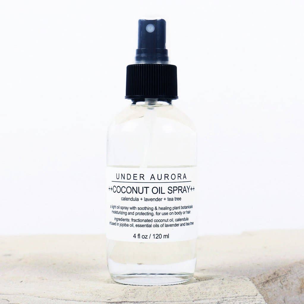 Under Aurora - Wholesale Bath/Body Oil - Coconut Oil Spray - 4 oz1
