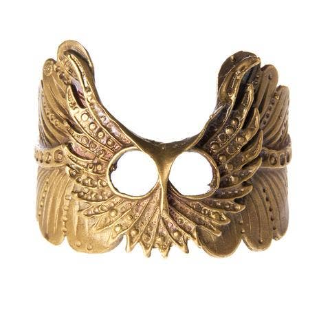 Uil masker manchet voor wholesale door Alkemie Jewelry