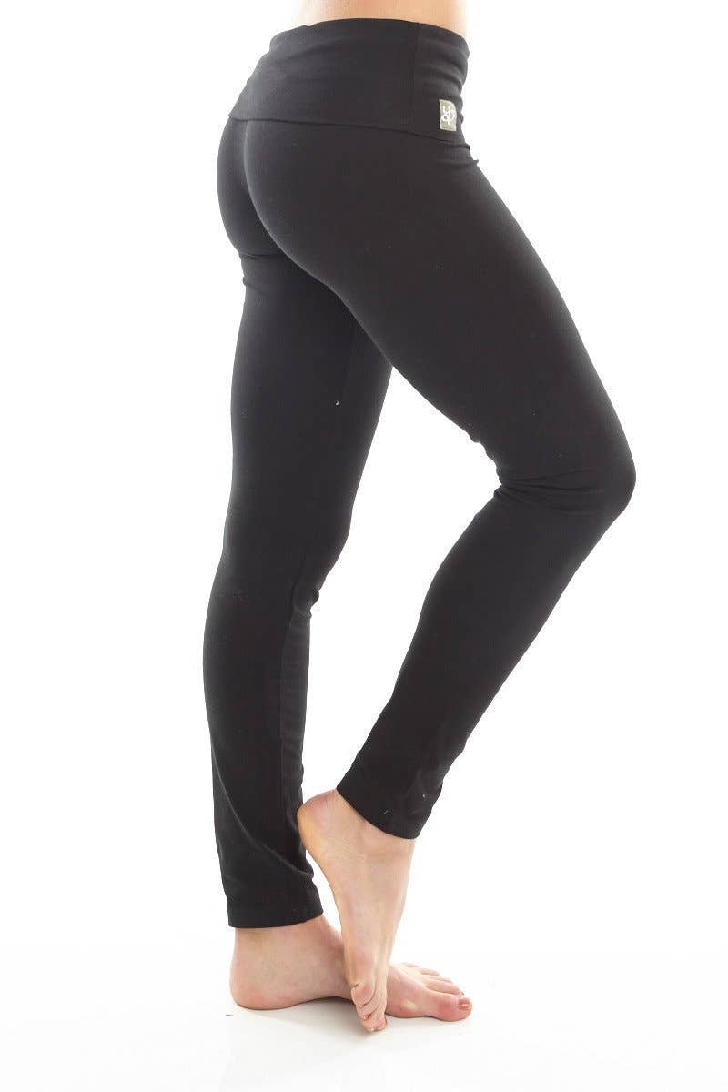 Satya Yoga Wear - Wholesale Athletic/Lounge Leggings - Women's - Black Dvadasa Yoga Pant1