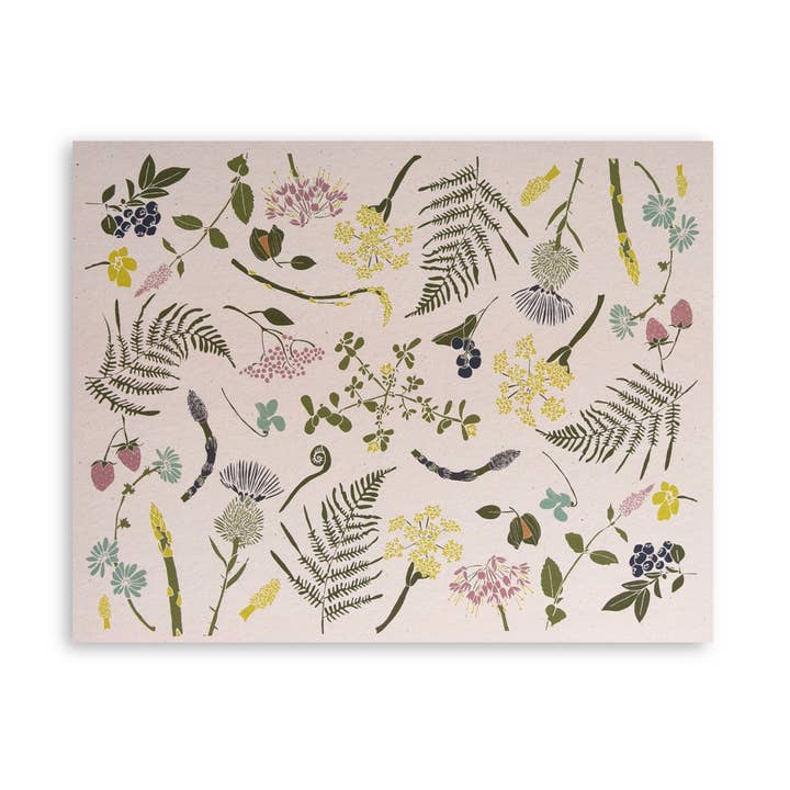 Foraged Pretties Art Print, 8x10" for wholesale by June & December