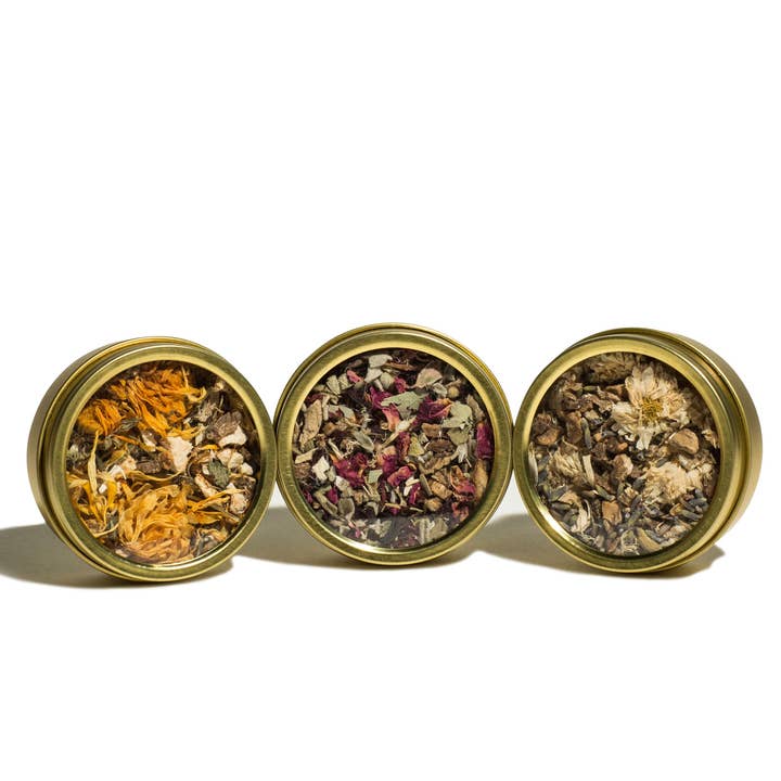 Meditation Tea Treatment - Travel Trio Set and other Purchase Wholesale marshmallow leaf. Free Returns & Net 60 Terms on Faire trending on Faire.