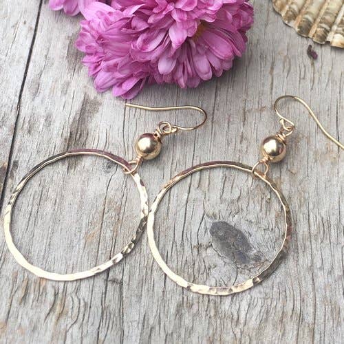 Simply Sterling Designs - Vente Boucles d'oreilles pendantes - Boucles d'oreilles O Cercle en or0