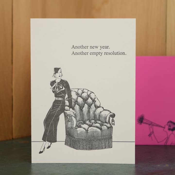 Empty Resolution Card for wholesale by Oddball Press LLC