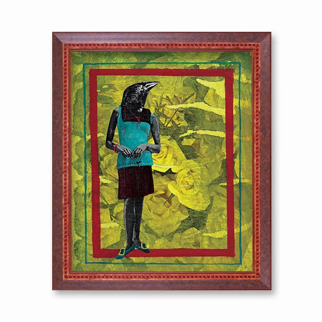 Crow Lady 8x10" kunstprint voor wholesale door Pergamo Paper Goods