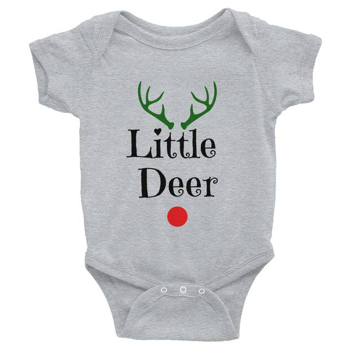 My Bella Vida Inc. - Wholesale Bodysuit (Non-Footed) - Baby - Little Deer Onesie - Christmas Onesie