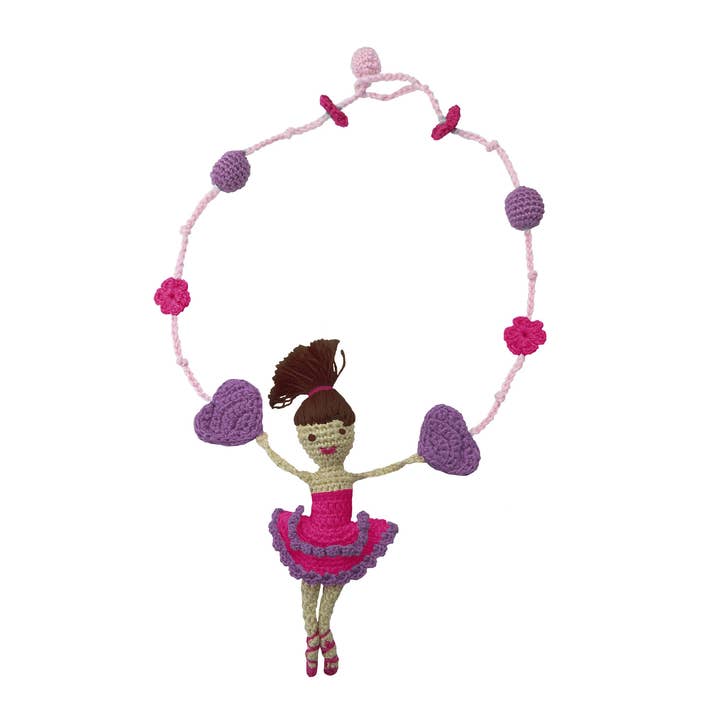 Necklace-Ballerina Brunette for wholesale by Lemon Loves Lime