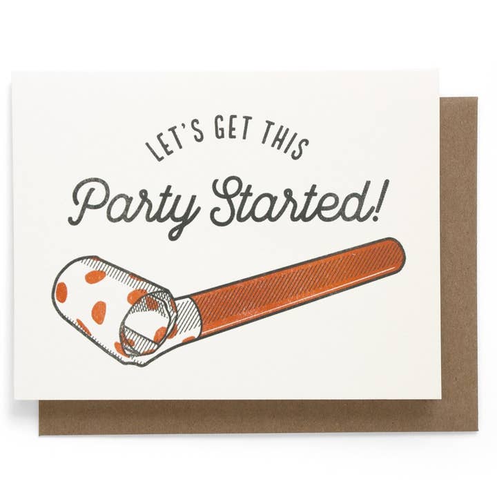 Party Note Birthday Card for wholesale by Smarty Pants Paper