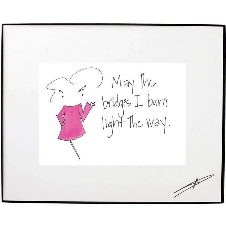 GERAHMTE KUNST — Gerahmte Kunst von Burning Bridges für den Großhandel von Mary Phillips Designs