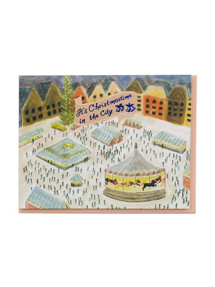 Carte du marché de Noël allemand pour la vente par Small Adventure