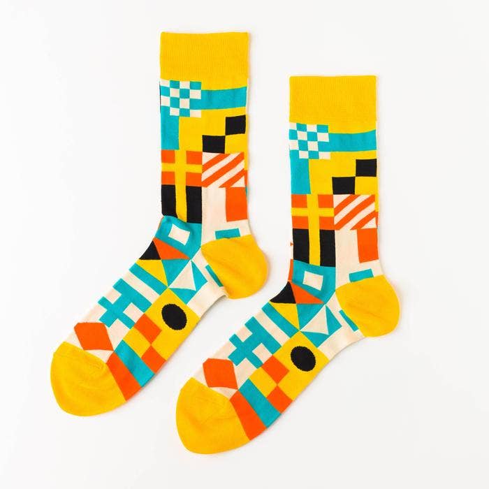 Chaussettes pour hommes - Chaussettes Nautical Crew - Boating Gift pour la vente par Yellow Owl Workshop