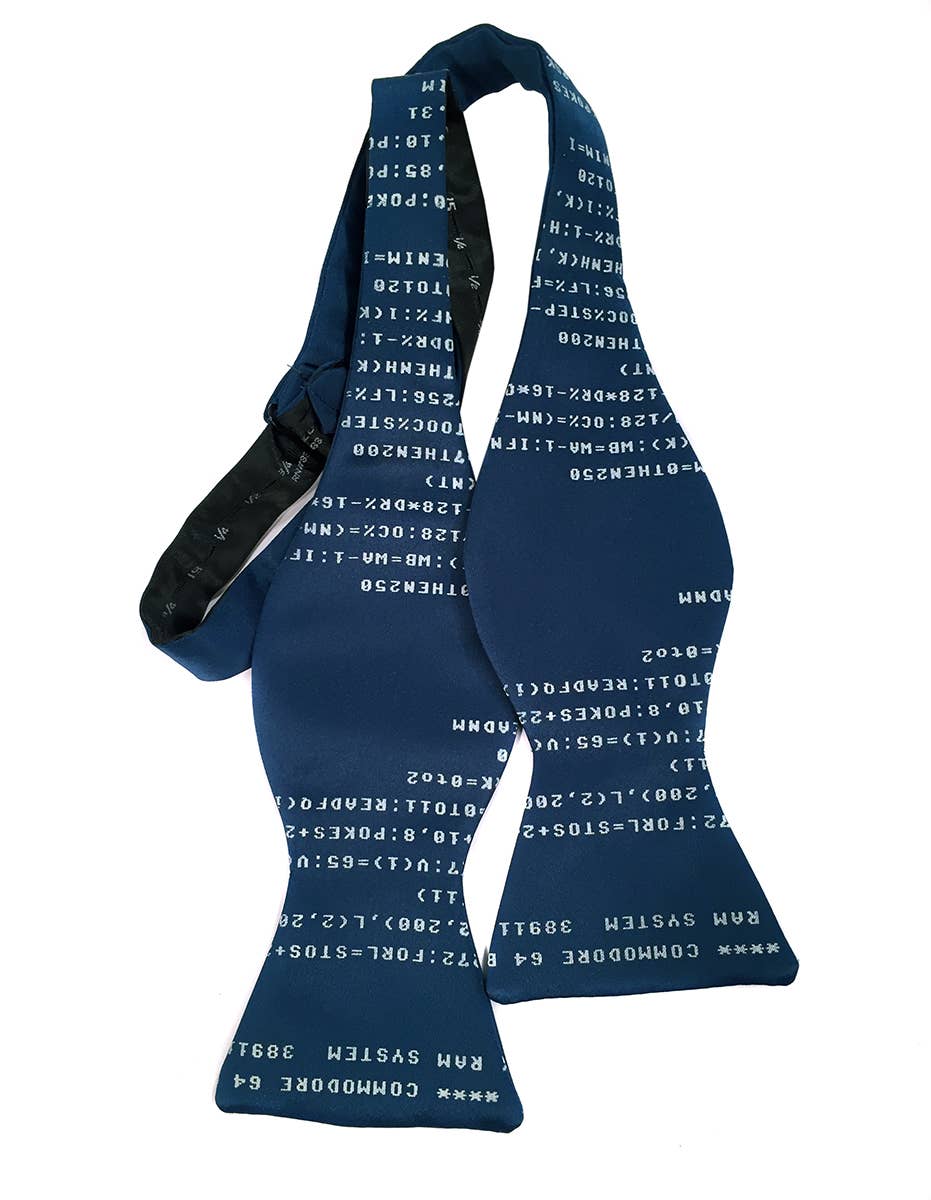 Cyberoptix Tie Lab - Wholesale Bow Tie - Men's - C64 BASIC Code Bow Tie8