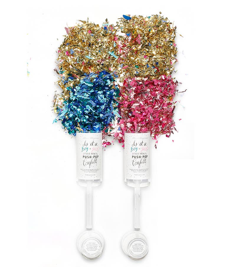Thimblepress - Wholesale Confetti - Gender Reveal Push-Pop Confetti1