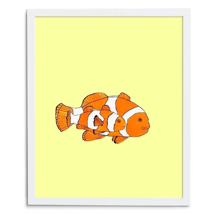 Wee Wild Ones - Wholesale Art Print - 8” x 10” Clownfish Prints2
