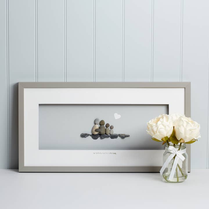 Daisy Maison - Wholesale Art Print - 60cm x 31cm Perfectly Imperfect Pebble Art