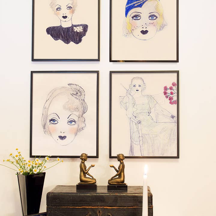 Capricorn Press - Wholesale Art Print - Hollywood Starlet1