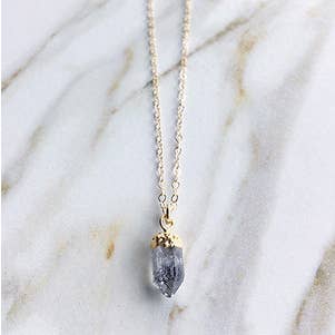 Collier Herkimer Diamant pour la vente par Leslie Francesca Designs