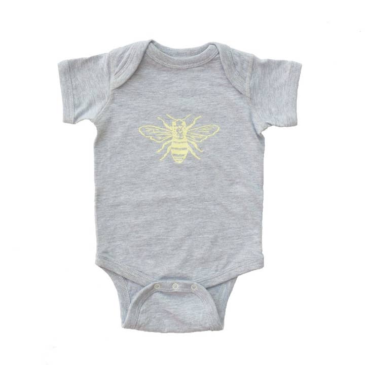 Baby Onesie - Honey Bee for wholesale by Cinder + Salt