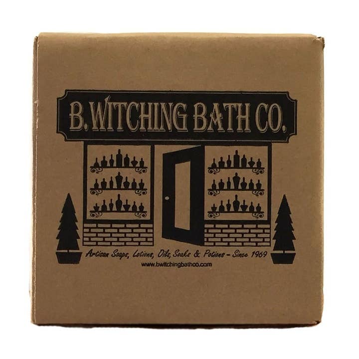 B. Witching Bath Co. - Wholesale Gift Box - 6 x 6 x 6 Brown Kraft B.Witching Logo Box0
