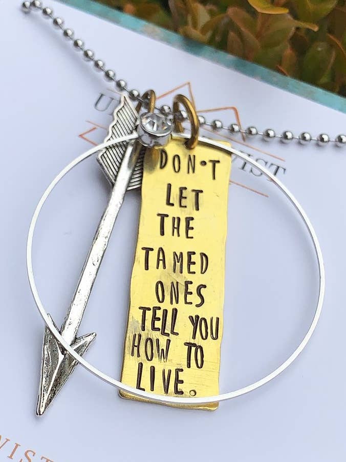 Live Wild Necklace for wholesale by Unique Twist Jewelry