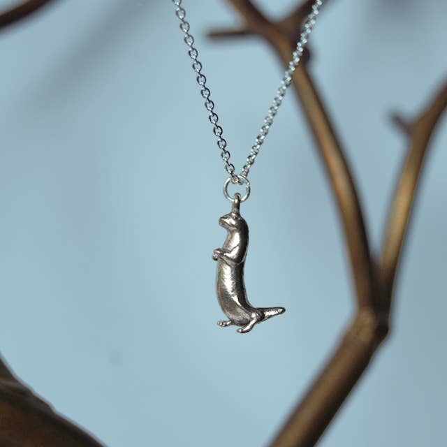 Enchanted Leaves - Wholesale Pendant/Charm Necklace - 18" River Otter Necklace7