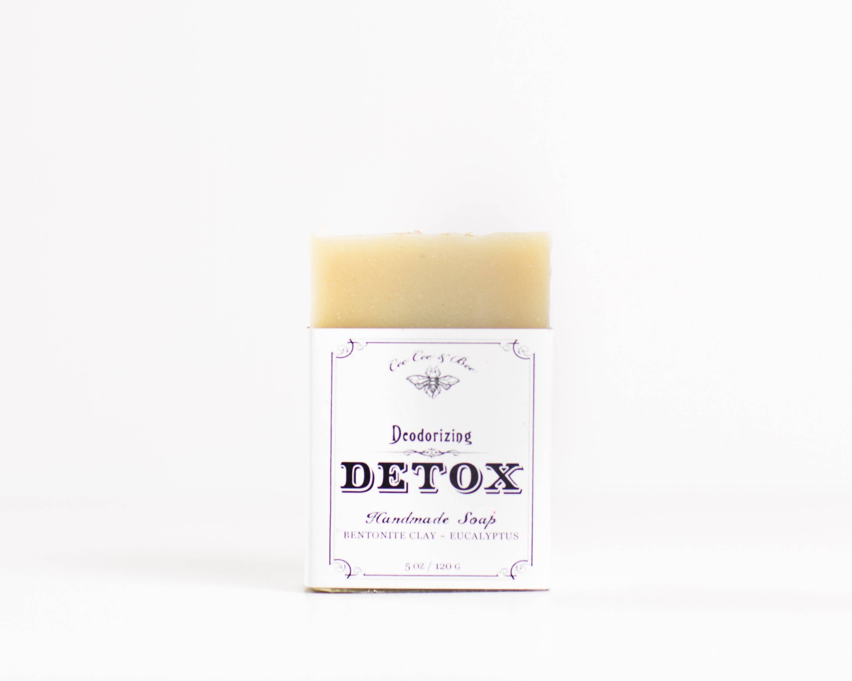 CeeCee & Bee - Wholesale Bar Soap - Eucalyptus Detox Soap Bar 3.8oz2