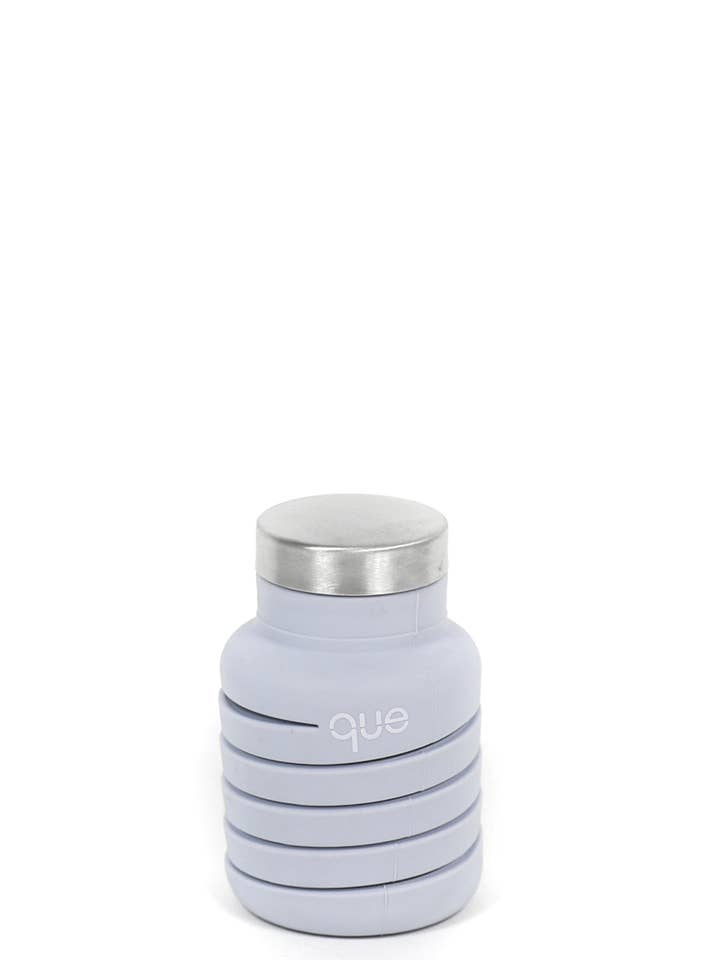 12oz Collapsible Water Bottle - Cloudy Grey for wholesale by Que Factory