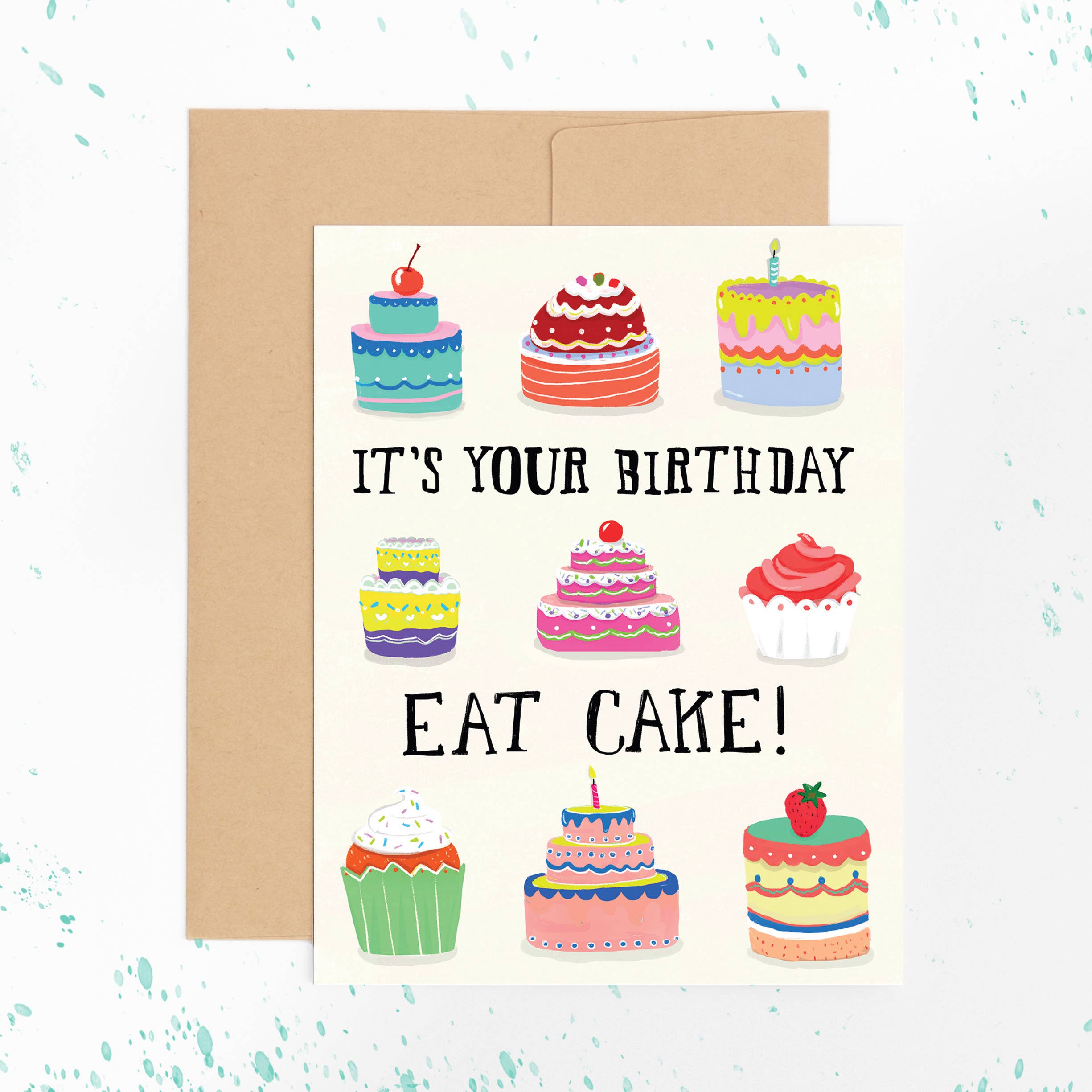 REMOVED BRAND - Wholesale Birthday Card - Birthday Cakes Card0