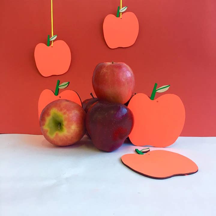 FRUIT WALL CHARM - APPLE for wholesale by Cosmic Peace Studio