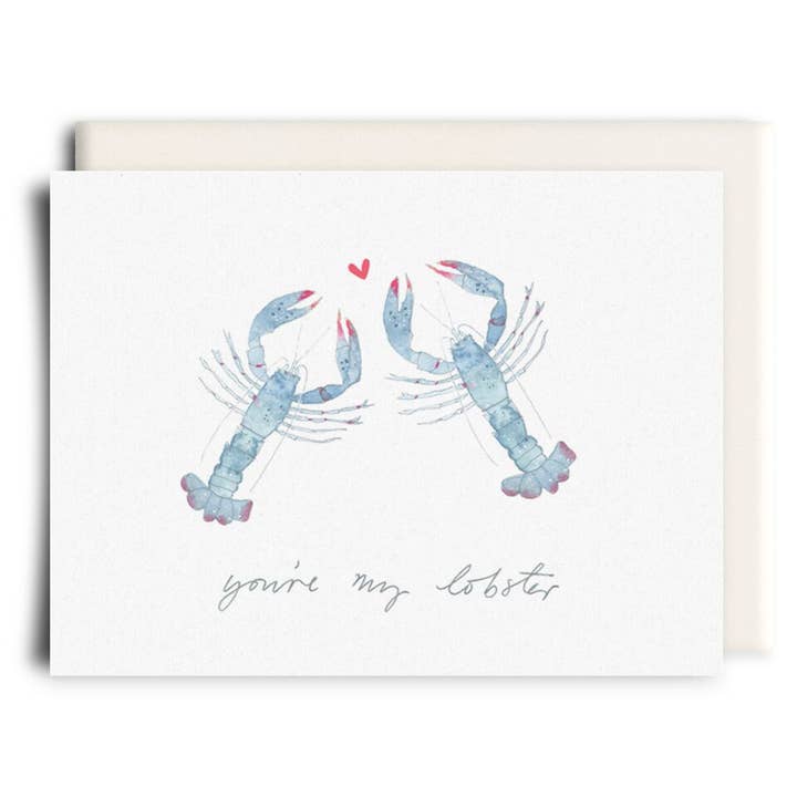 You're My Lobster | Love Greeting Card for wholesale by Inkwell Cards