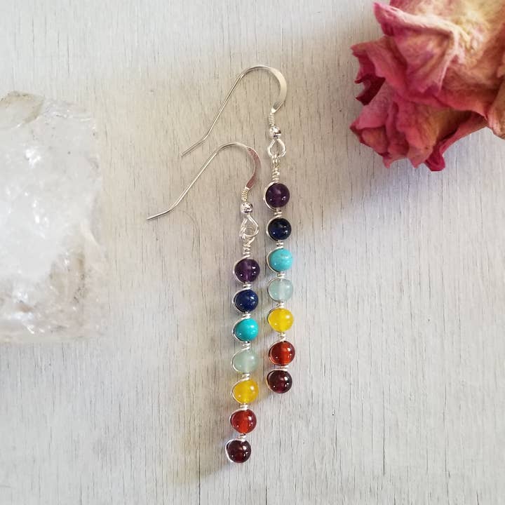 Chakra Collection - Seven Chakra Earrings for wholesale by Solstice LTD
