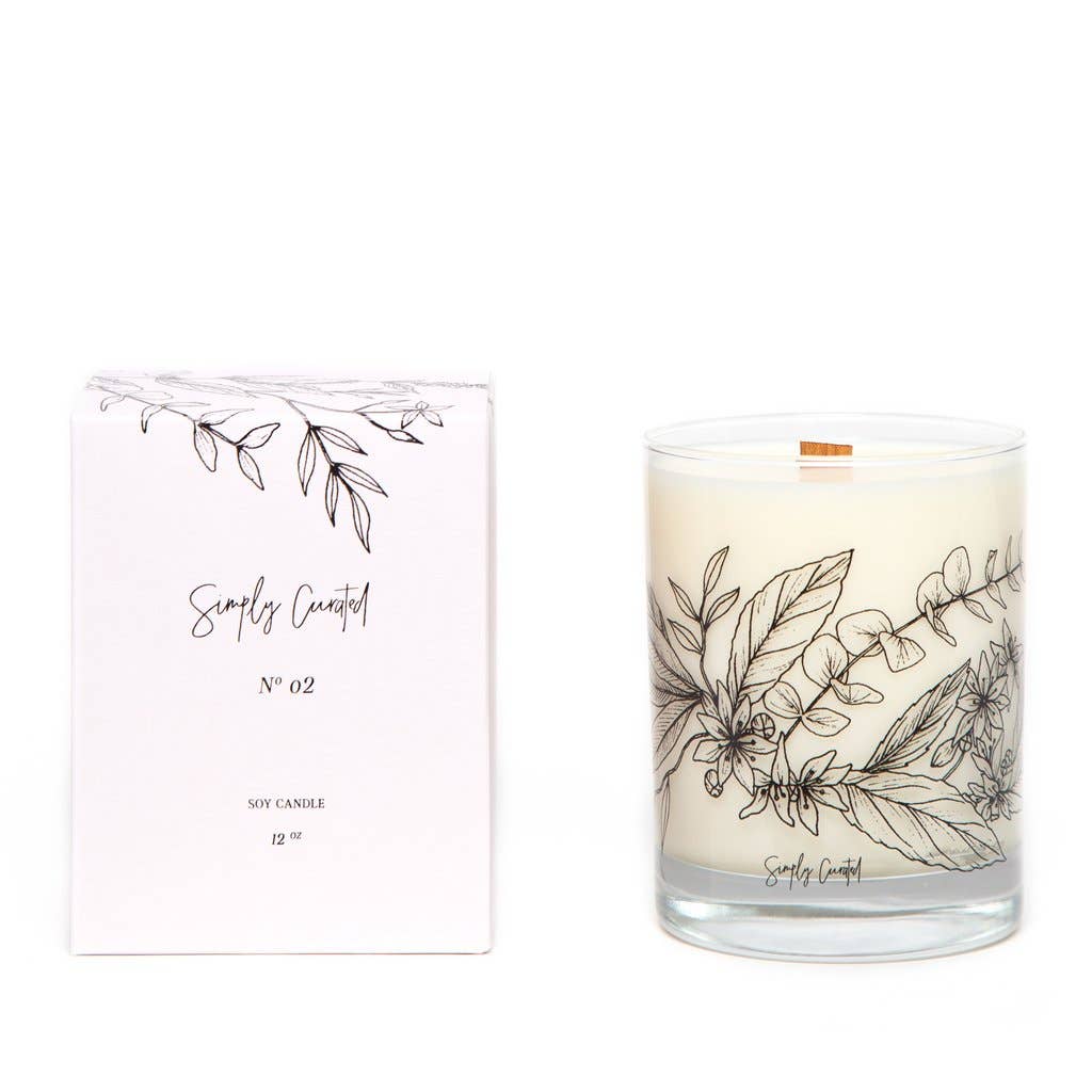 Simply Curated - Wholesale Jar/Filled Candle - No. 02 - Botanical Soy Candles5