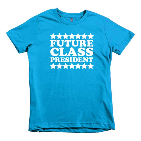 "Future Class President" Youth Unisex Tee for wholesale by The Talking Shirt