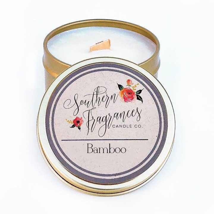 6oz Bamboo Candle for wholesale by Southern Fragrances