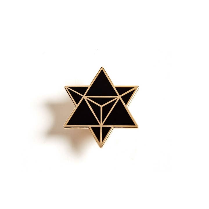 Real Sic - Wholesale Lapel Pin/Button - Star Merkaba / Star Tetrahedron – Enamel Pin for your Life