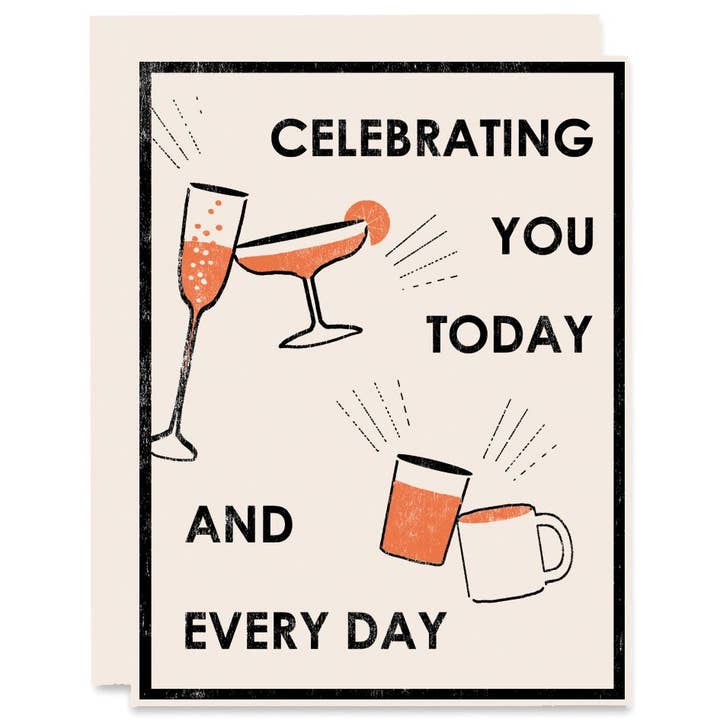 Today and Everyday Celebration Card for wholesale by Heartell Press