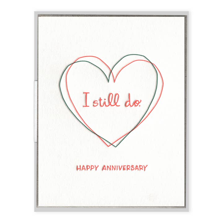 INK MEETS PAPER - Wholesale Anniversary Card - I Still Do - Love + Anniversary card2