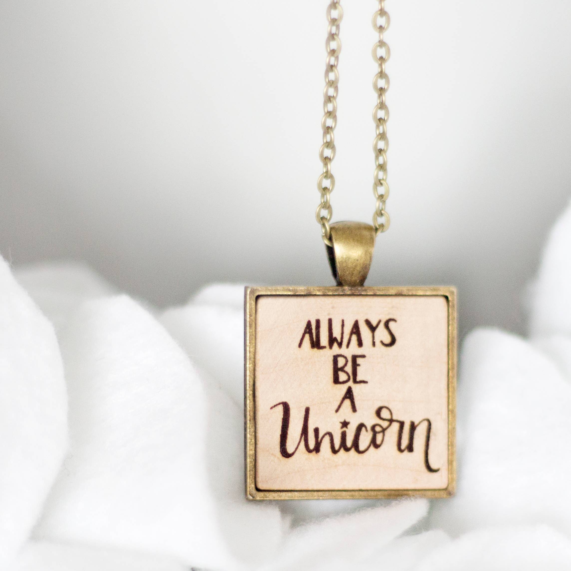 Little Allegory - Wholesale Pendant/Charm Necklace - Always Be a Unicorn Necklace2