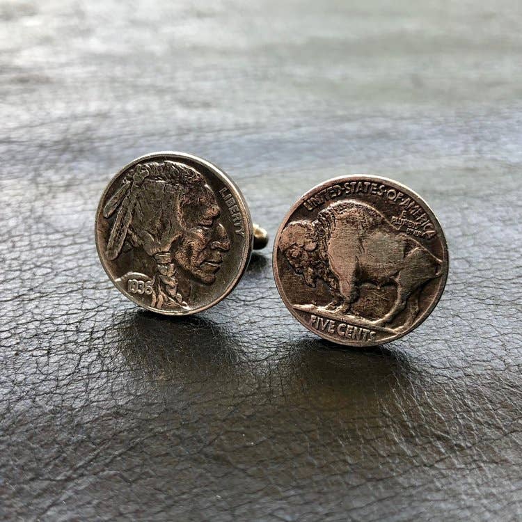 Indian head nickle orders cufflinks