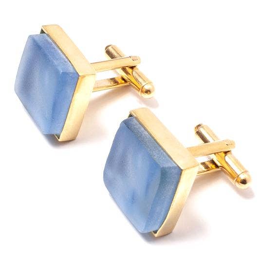 Smart Glass Recycled Jewelry - Wholesale Cufflinks - CUFFLINKS GOLD | Father's Day2