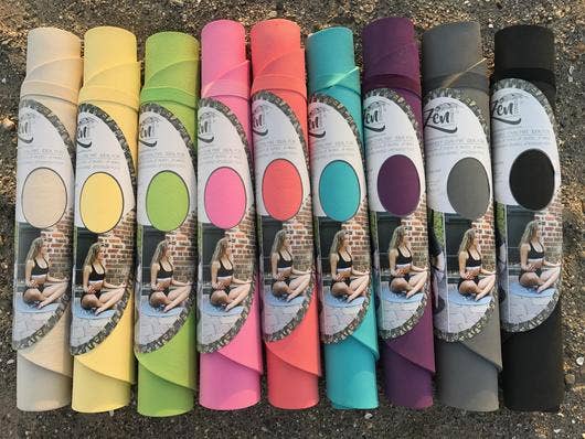 Woombie - Wholesale Yoga Mat - OvalZenStands Meditation/ Yoga Mats & Social Distancing Cues5