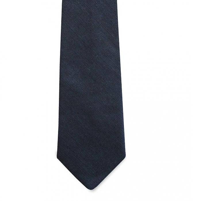 The Diplomat Navy Linen Tie for wholesale by Pocket Square Clothing
