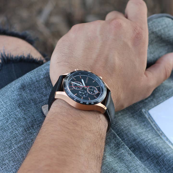 Elliot Havok - Venta al por mayor Reloj de pulsera - Hombre - Cronógrafo Racer Oro Rosa - 42 mm