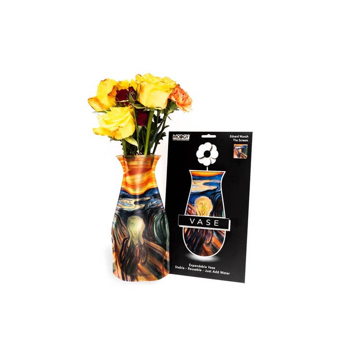 Modgy - Wholesale Vase - Modgy Expandable Vase - Edvard Munch - The Scream2