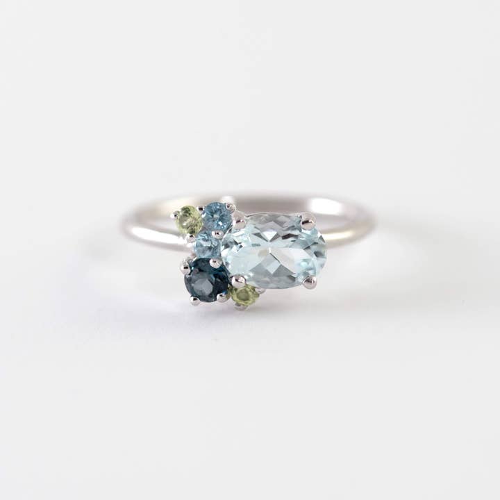 Harper Cluster Band - Vermeil for wholesale by Minette